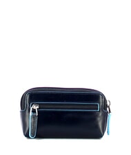 PIQUADRO BLUE SQUARE Estuche de cuero para llaves azul - Llaveros - 2