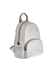 BORBONESE MEDIUM ECO LINE Mochila de mujer algod&oacute;n blanco - Bolsos Mujer - 2