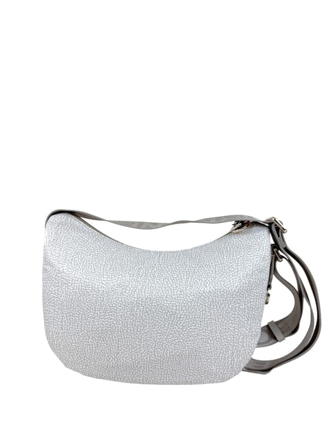 BORBONESO Bolso LUNA Hobo, Peque&ntilde;o algod&oacute;n blanco - Bolsos Mujer