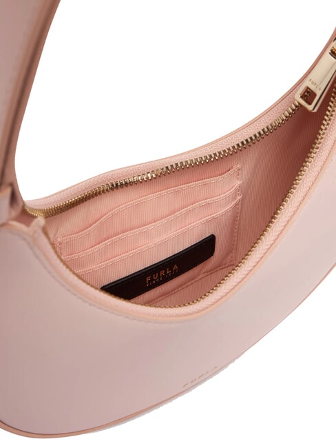 DELIZIA  Mini bolso bandolera, en piel. rosa polvoriento - Bolsos Mujer