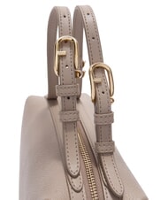 FURLA DOUBLE Bolso bandolera de piel con correa para el hombro lino - Bolsos Mujer - 3