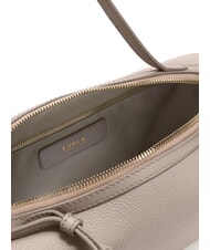 FURLA DOUBLE Bolso bandolera de piel lino - Bolsos Mujer - 3