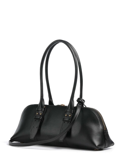 BOWLING Bolso de hombro, con correa para el hombro negro-oro antiguo - Bolsos Mujer