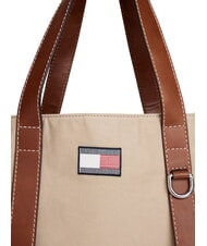 TOMMY HILFIGER TH RUNAWAY Bolsa de viaje de lona beige cl&aacute;sico - Bolsas de viaje - 3
