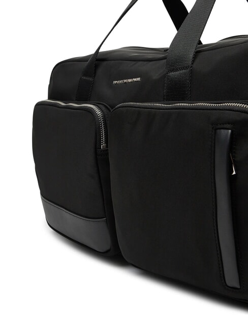 TH BUSINESS Bolsa de lona de nailon con correa para el hombro negro - Bolsas de viaje