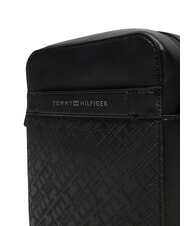 TOMMY HILFIGER TH MONOGRAM Monedero peque&ntilde;o negro - Bandoleras Hombre - 3