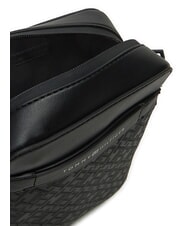 TOMMY HILFIGER TH MONOGRAM Monedero peque&ntilde;o negro - Bandoleras Hombre - 4