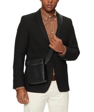 TOMMY HILFIGER TH MONOGRAM Monedero peque&ntilde;o negro - Bandoleras Hombre - 5