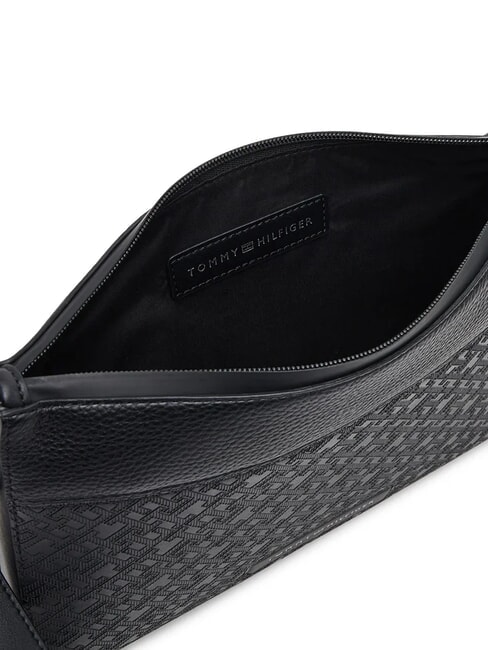 TH MONOGRAM Bolso de mano para hombre con pu&ntilde;o negro - Neceser