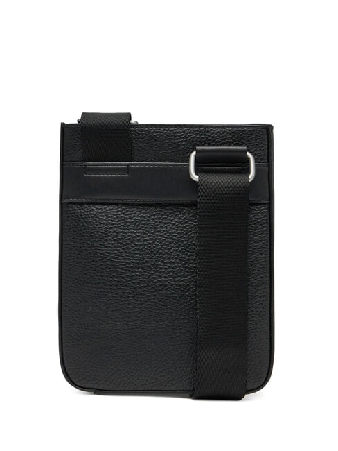 TH CENTRAL Bolso plano peque&ntilde;o negro - Bandoleras Hombre