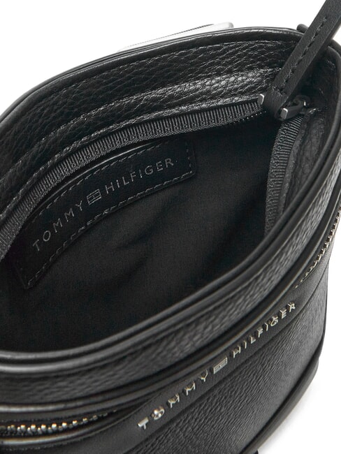 TH CENTRAL Bolso plano peque&ntilde;o negro - Bandoleras Hombre