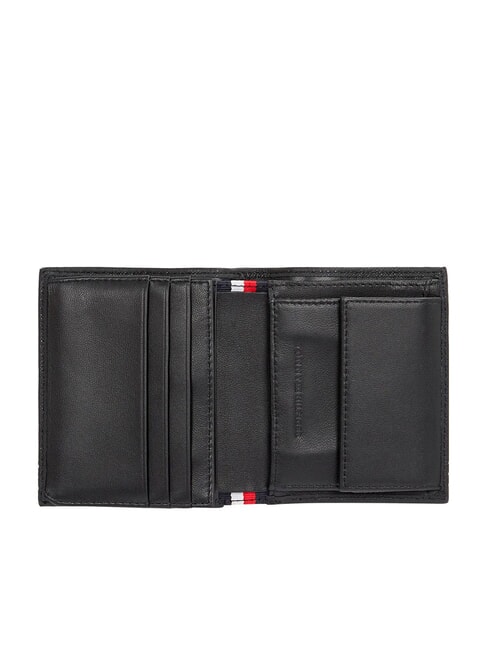 TH BUSINESS Monedero vertical de cuero negro - Carteras Hombre
