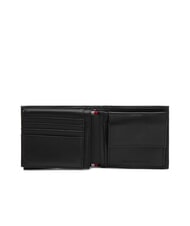 TOMMY HILFIGER TH BUSINESS Cartera de piel con solapa y monedero negro - Carteras Hombre - 2