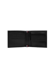 TOMMY HILFIGER TH BUSINESS Cartera de piel con monedero negro - Carteras Hombre - 2
