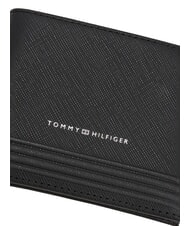 TOMMY HILFIGER TH BUSINESS Cartera de cuero de 6 cc negro - Carteras Hombre - 3