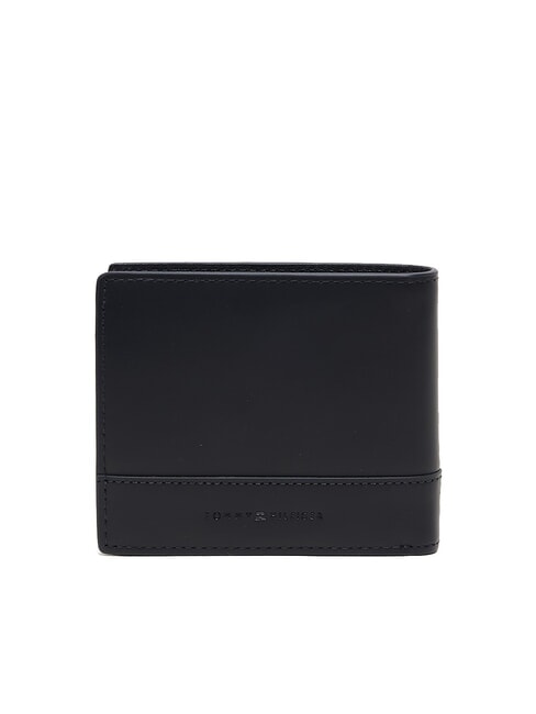 TH CORP Cartera de piel con monedero espacio azul - Carteras Hombre