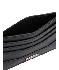 TOMMY HILFIGER TH CORP Tarjetero plano de cuero espacio azul - Carteras Hombre - 3