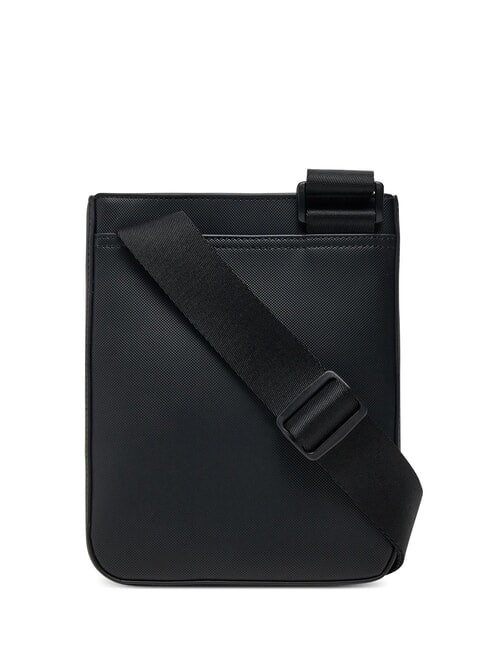 TH FOUNDATION Bolso peque&ntilde;o plano de nailon negro - Bandoleras Hombre