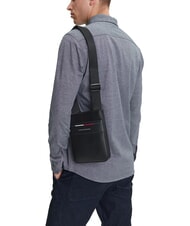 TOMMY HILFIGER TH FOUNDATION Bolso peque&ntilde;o plano de nailon negro - Bandoleras Hombre - 5