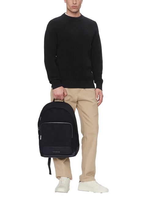 TH Mochila de nailon negro - Mochilas para port&aacute;til