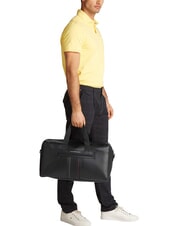 TOMMY HILFIGER TH Bolsa de lona con correa para el hombro negro - Bolsas de viaje - 4