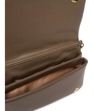 LOVE MOSCHINO EMBOSSED Bolso de hombro con solapa lodo - Bolsos Mujer - 6