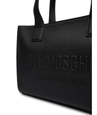 LOVE MOSCHINO SIGNATURE LOVE Bolso de compras de hombro negro - Bolsos Mujer - 3