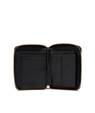 LOVE MOSCHINO EMBOSSED Cartera mediana con cremallera negro - Carteras Mujer - 2