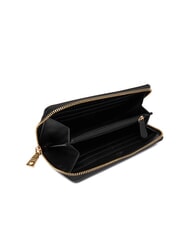 LOVE MOSCHINO EMBOSSED Cartera grande con cremallera negro - Carteras Mujer - 2
