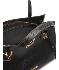 LOVE MOSCHINO SOFT SCULPT Bolso de mano con bandolera negro - Bolsos Mujer - 5