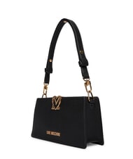 LOVE MOSCHINO SOFT SCULPT Bolso de hombro negro - Bolsos Mujer - 2