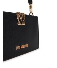 LOVE MOSCHINO SOFT SCULPT Bolso de hombro negro - Bolsos Mujer - 3
