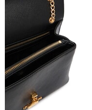 LOVE MOSCHINO HEART TURNLOCK Bolso de hombro convertible negro - Bolsos Mujer - 6