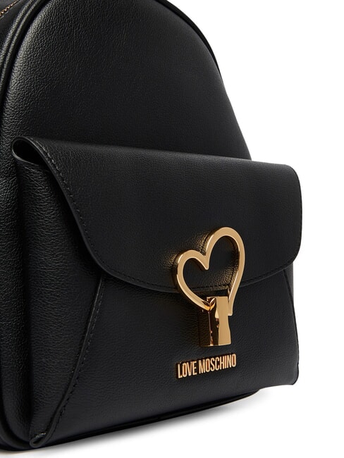 HEART TURNLOCK Mochila con bolsillo negro - Bolsos Mujer