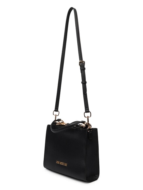 JEWEL Bolso malet&iacute;n con bandolera negro - Bolsos Mujer