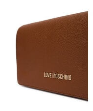 LOVE MOSCHINO JEWEL Bolso de hombro con solapa CUERO - Bolsos Mujer - 3