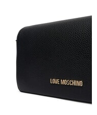 LOVE MOSCHINO JEWEL Bolso de hombro con solapa negro - Bolsos Mujer - 3
