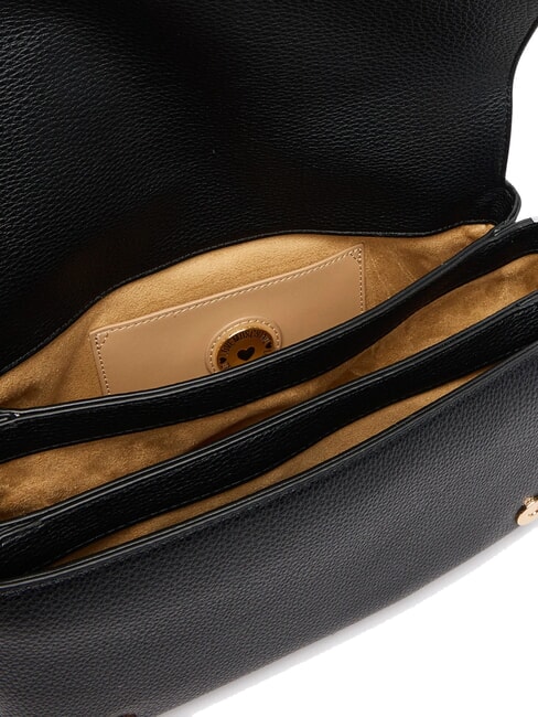 JEWEL Bolso de hombro con solapa negro - Bolsos Mujer