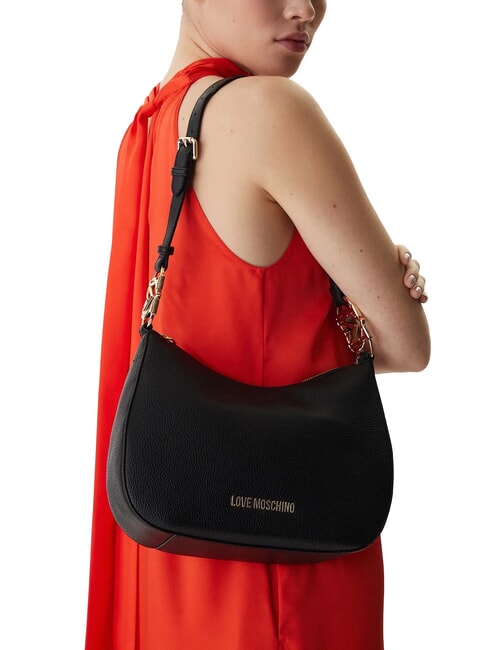 JEWEL Bolso de hombro negro - Bolsos Mujer
