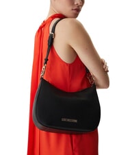 LOVE MOSCHINO JEWEL Bolso de hombro negro - Bolsos Mujer - 5