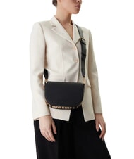 LOVE MOSCHINO GIANT Bolso de hombro con solapa beige - Bolsos Mujer - 7