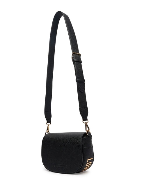 GIANT Bolso de hombro con solapa negro - Bolsos Mujer