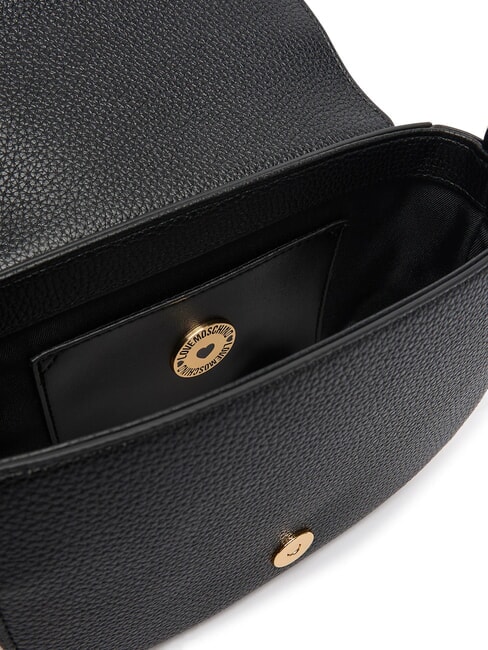 GIANT Bolso de hombro con solapa negro - Bolsos Mujer