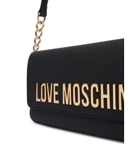 LOVE MOSCHINO BOLD LOVE Bolso de hombro con inserci&oacute;n de cadena negro - Bolsos Mujer - 3
