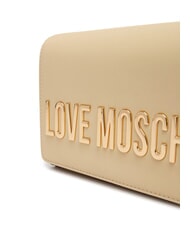 LOVE MOSCHINO SMART DAILY Bolso de mano con correa de cadena para el hombro manteca - Bolsos Mujer - 3