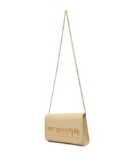LOVE MOSCHINO SMART DAILY Bolso de mano con correa de cadena para el hombro manteca - Bolsos Mujer - 4