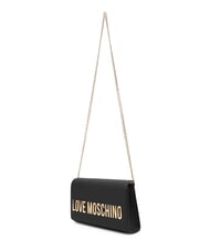 LOVE MOSCHINO SMART DAILY Bolso de mano con correa de cadena para el hombro negro - Bolsos Mujer - 4