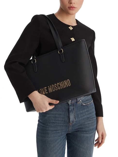 BOLD LOVE Bolso de compras de hombro negro - Bolsos Mujer