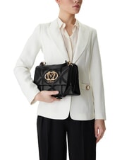 LOVE MOSCHINO EMBOSSED Bolso malet&iacute;n con bandolera negro - Bolsos Mujer - 5