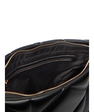 LOVE MOSCHINO EMBOSSED Bolso de hombro con asas de cadena negro - Bolsos Mujer - 6